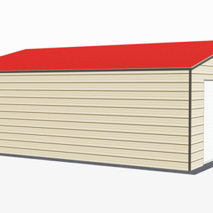 28x31 A-Frame Roof Garage view 1