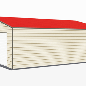 28x31 A-Frame Roof Garage view 4