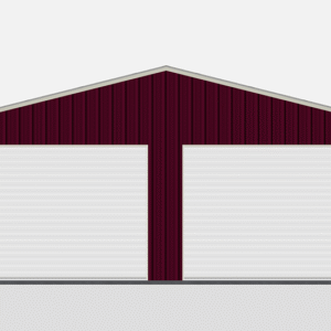 28x31 All Vertical Style Garage view 2
