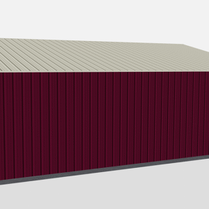 28x31 All Vertical Style Garage view 4