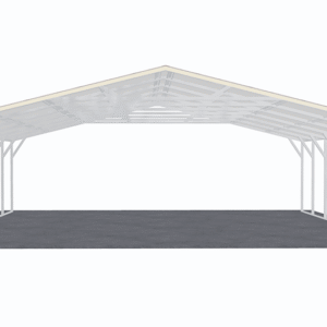 28x31 Vertical Roof Carport view 3