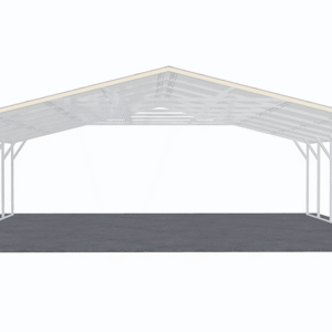 28x31 Vertical Roof Carport view 2