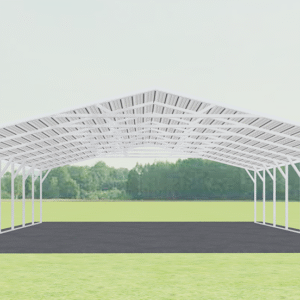 28x36 A-Frame Roof Carport view 2