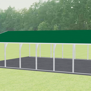 28x36 A-Frame Roof Carport view 1