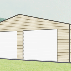 28x36 A-Frame Roof Garage view 2