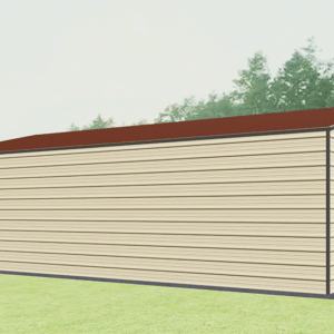 28x36 A-Frame Roof Garage view 1
