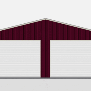 28x36 All Vertical Style Garage view 2