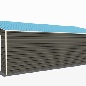 28x36 Residential Style Garage view 4