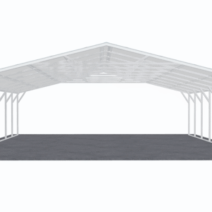 28x36 Vertical Roof Carport view 3
