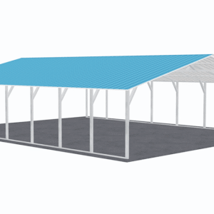 28x36 Vertical Roof Carport view 1