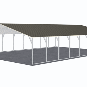28x41 Vertical Roof Carport view 4