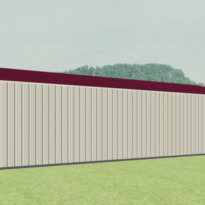 28x46 All Vertical Style Garage view 4