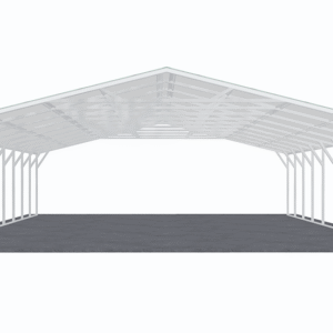 28x46 Vertical Roof Carport view 3