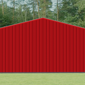 28x51 All Vertical Style Garage view 3