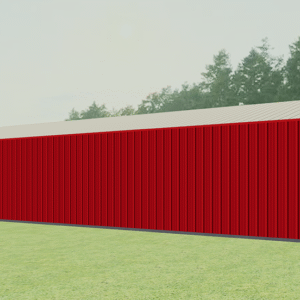 28x51 All Vertical Style Garage view 1