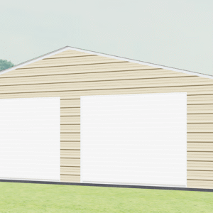 28x51 Residential Style Garage view 2