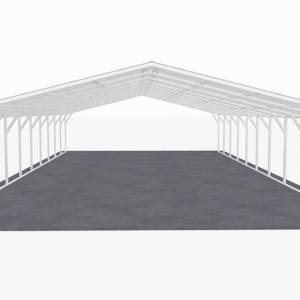 28x51 Vertical Roof Carport view 3