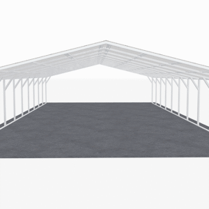 28x51 Vertical Roof Carport view 2