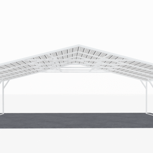 30x21 A-Frame Roof Carport view 2