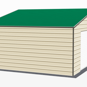30x21 A-Frame Roof Garage view 1