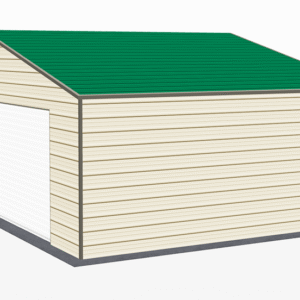 30x21 A-Frame Roof Garage view 4