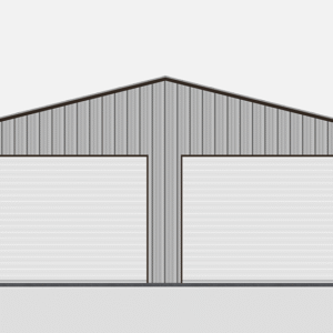 30x21 All Vertical Style Garage view 2