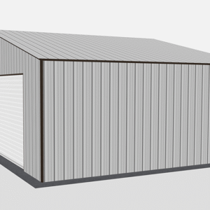 30x21 All Vertical Style Garage view 4