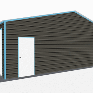 30x21 Side Entry Garage view 2