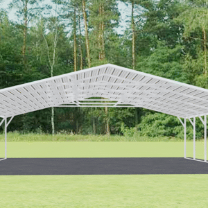 30x26 A-Frame Roof Carport view 3