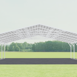 30x26 A-Frame Roof Carport view 2