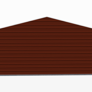 30x26 A-Frame Roof Garage view 3