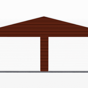 30x26 A-Frame Roof Garage view 2