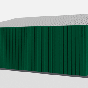 30x26 All Vertical Style Garage view 1