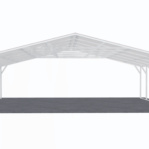30x26 Vertical Roof Carport view 2