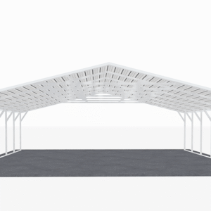 30x31 A-Frame Roof Carport view 3