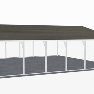 30x31 A-Frame Roof Carport view 4
