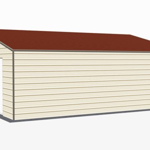 30x31 A-Frame Roof Garage view 4