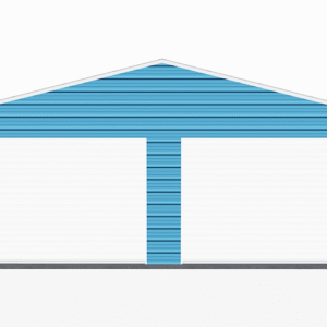 30x31 Residential Style Garage view 2