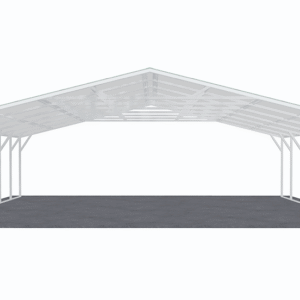30x31 Vertical Roof Carport view 2