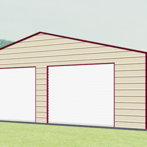 30x36 A-Frame Roof Garage view 2