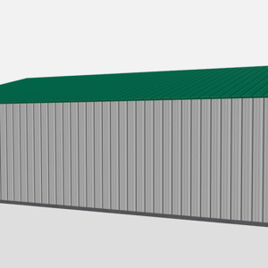 30x36 All Vertical Style Garage view 1