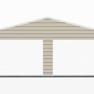 30x36 Residential Style Garage view 2