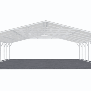 30x36 Vertical Roof Carport view 2