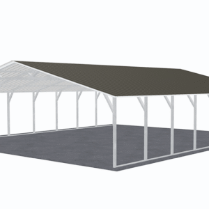 30x36 Vertical Roof Carport view 4