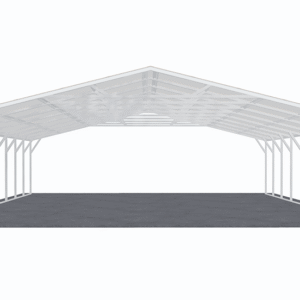 30x41 Vertical Roof Carport view 2