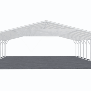 30x46 Vertical Roof Carport view 2