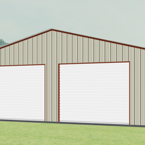 30x51 All Vertical Style Garage view 2