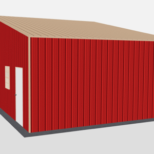 40x21 Metal Building view 4
