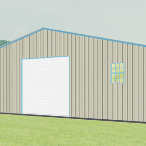 40x26 Metal Building view 2