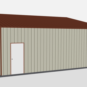 40x31 Metal Building view 4